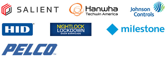 Salient, Hanwha Techwin America, Johson Controls, HID Global, Nightlock, Milestone Systems, Pelco