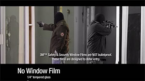  3M™ Window Film, Break In Entry Testing Video 